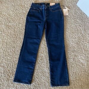 NYDJ Deep Indigo Straight Leg Jeans 10P Brand New